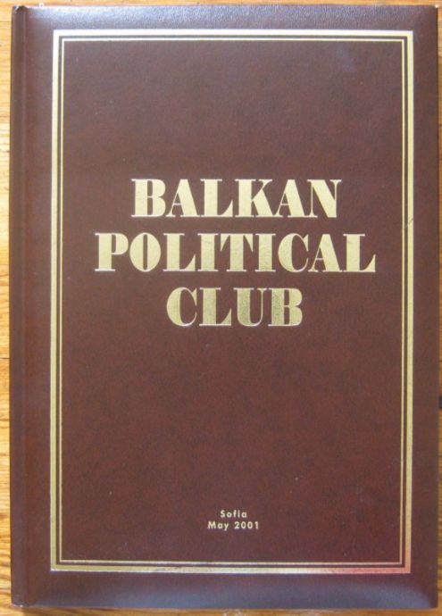 BALKAN POLITICAL CLUB, SOFIA, MAY 2001
